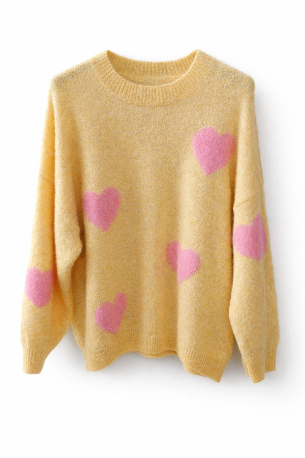 Pull motif cœur