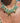 Collier Riviera | Turquoise / Doré