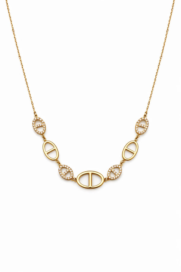 Collier AGATHÉA - doré