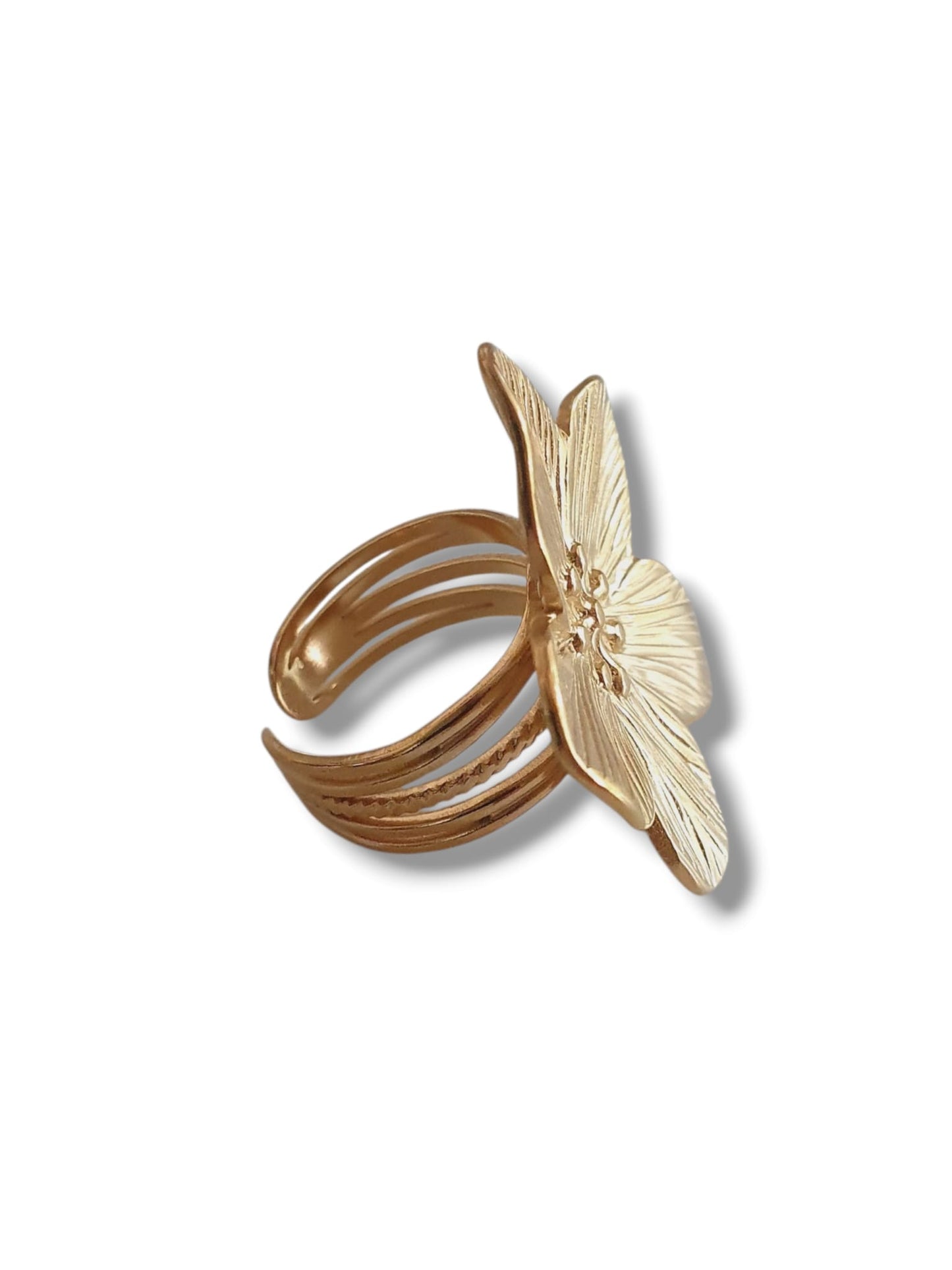 Bague fleur BALI - doré