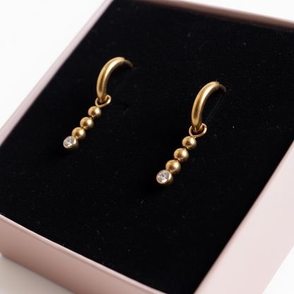 Boucles d'oreilles MILA - doré