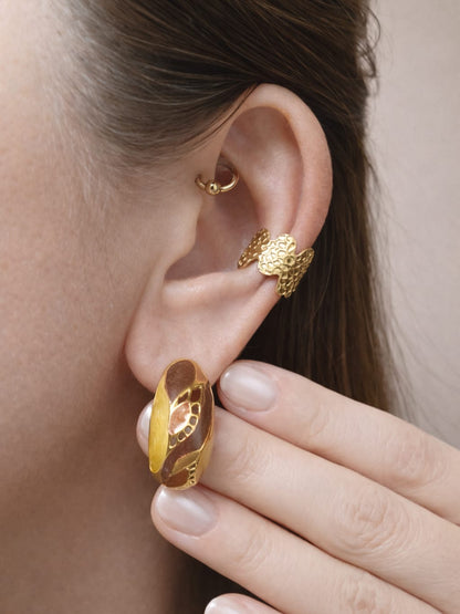 Boucles d'oreilles ÉTINA - doré