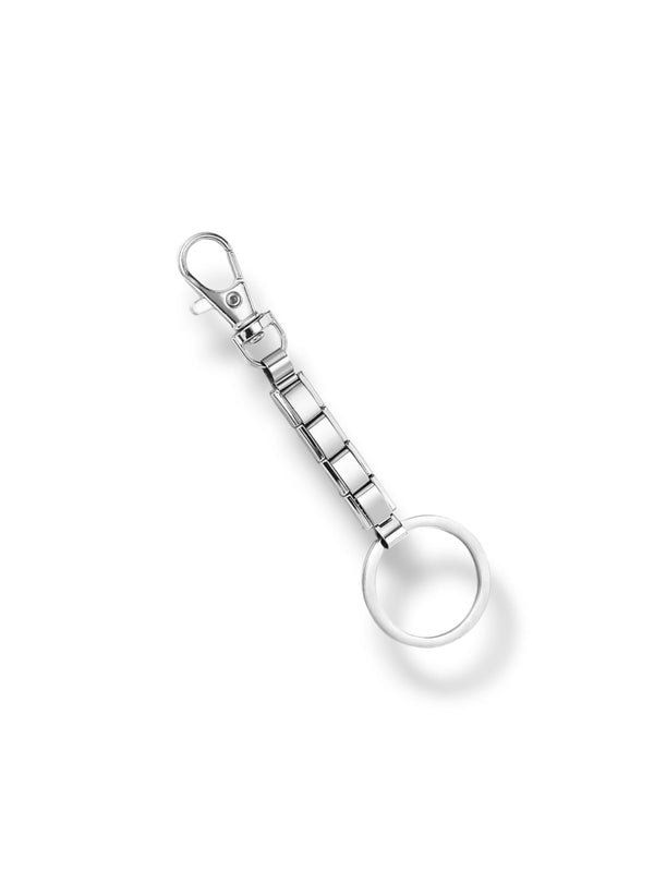 Porte-clés personnalisable argenté