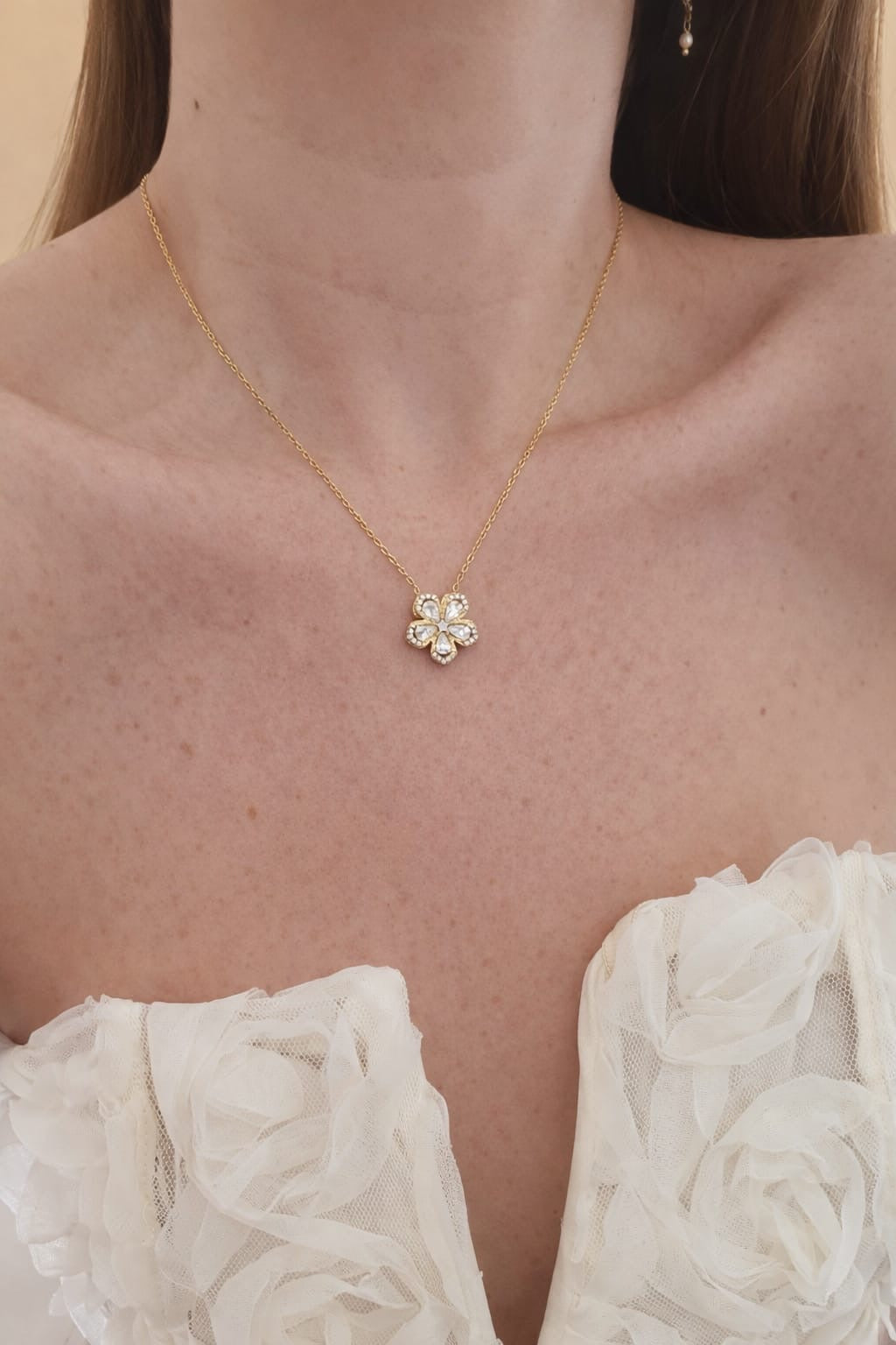 Collier rotatif anti-stress ANNA - Doré