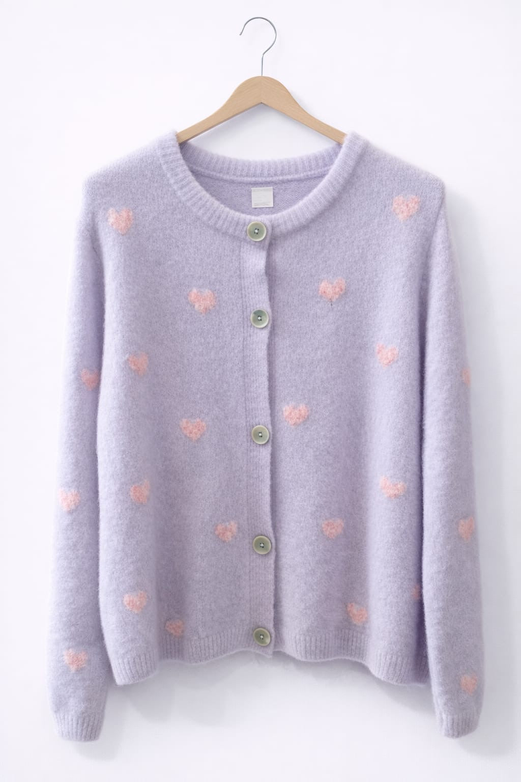 Gilet cœurs roses | Parme