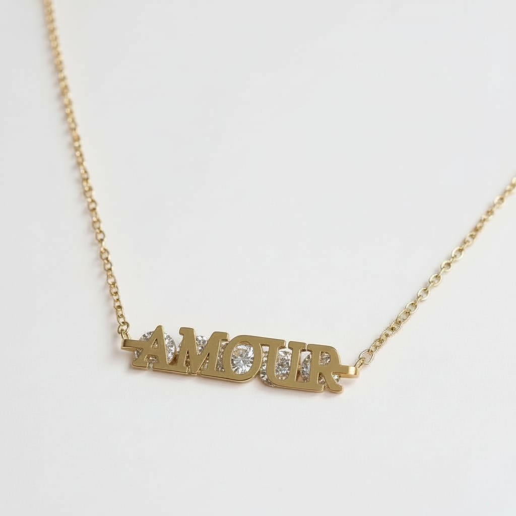 Collier AMOUR – doré