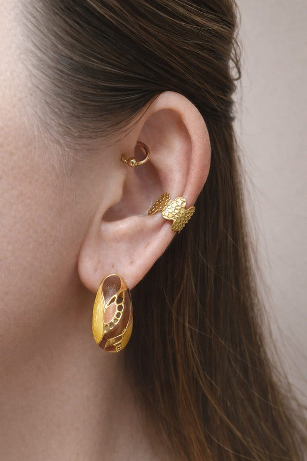 Boucles d'oreilles ÉTINA - doré