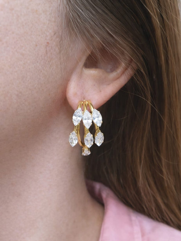 Boucles d’oreilles CRYSTI – doré