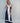 Robe longue ethnique - bleu