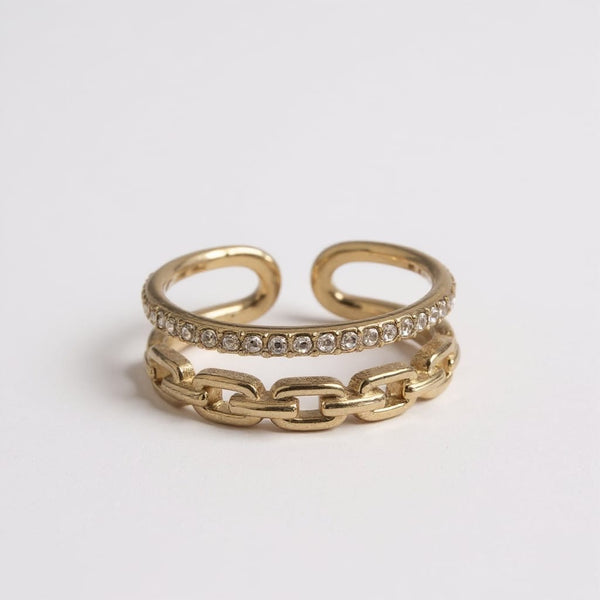 Bague ÉMAÏ– doré