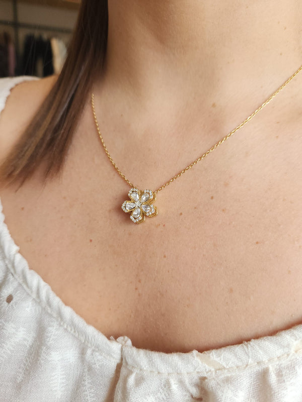 Collier rotatif anti-stress ANNA - Doré
