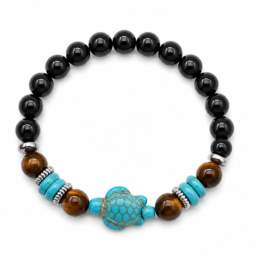Bracelet homme pierres naturelles NINO