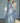Robe en soie dos nu - bleu