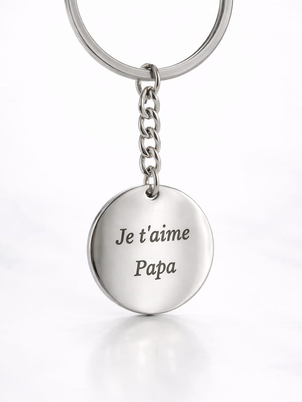Porte clés "Papa je t’aime"