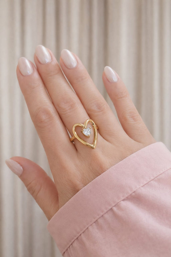 Bague AMOR – doré