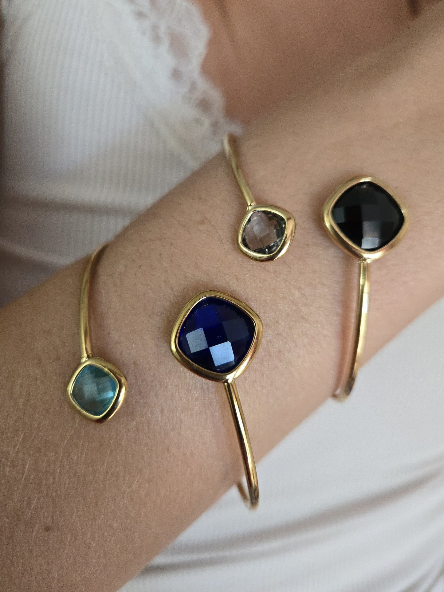 Bracelet 2 cristaux destockage
