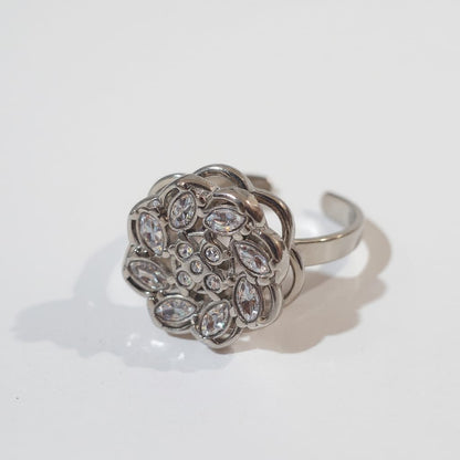 Bague rotative anti-stress AVA – argenté