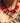 Collier Riviera | Rouge /Doré