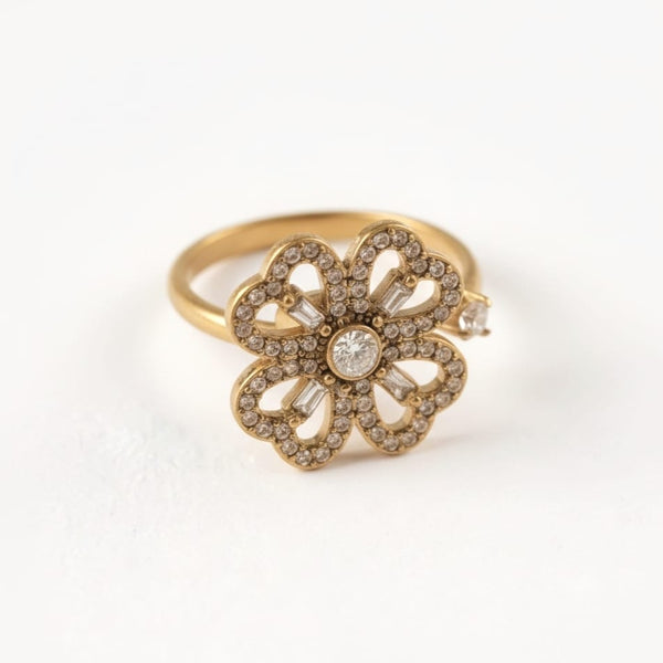Bague rotative anti-stress CALYA – doré