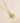 Collier MILLA zircons - doré