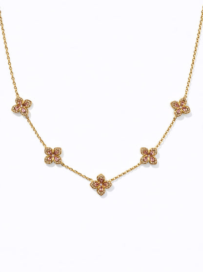 Collier CRYSTALLIA - Doré | Rose