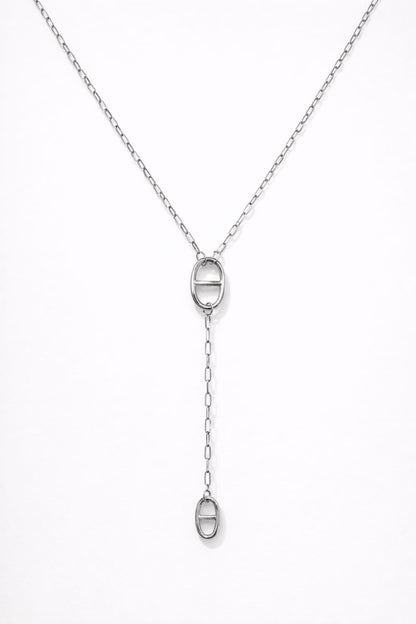 Sautoir AGATA – argenté