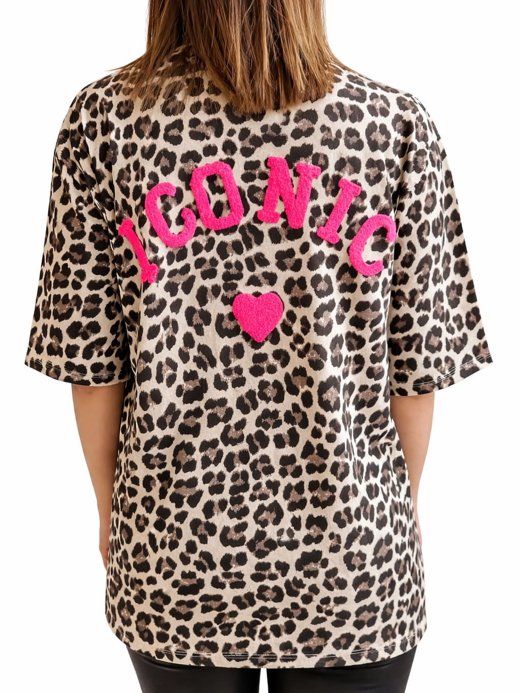 Tee-shirt ICONIC CŒUR | léopard