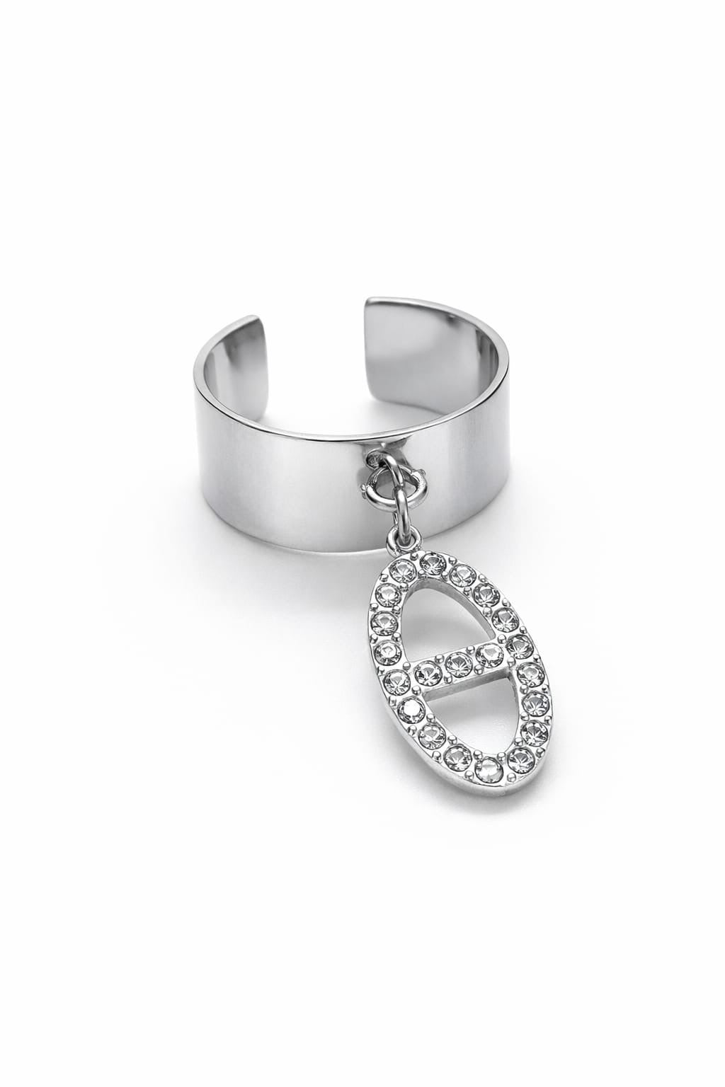 Bague AGATA zircons - argenté