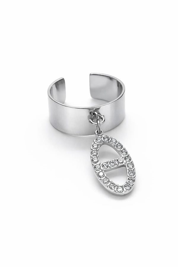 Bague AGATA zircons - argenté