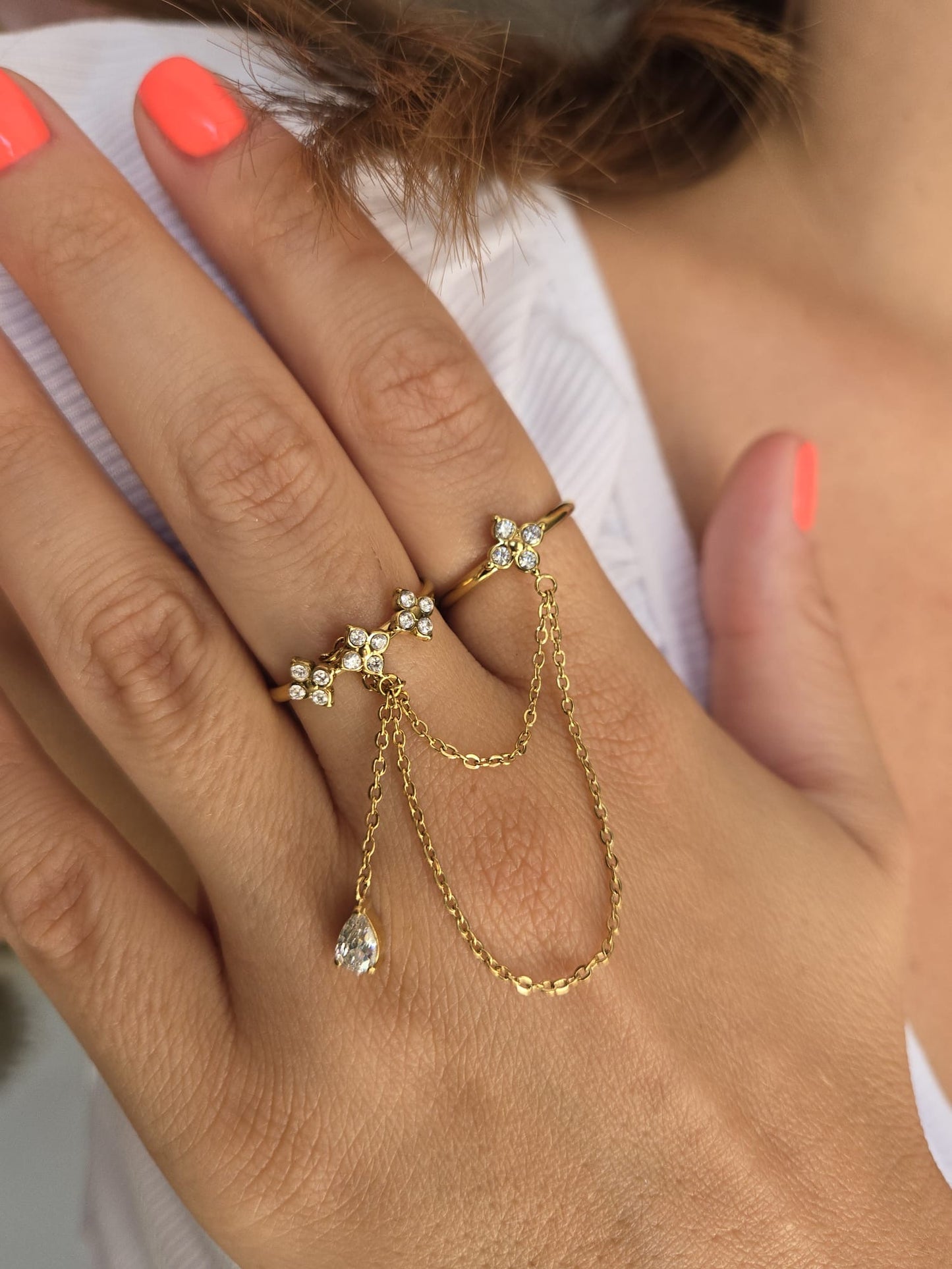 Double bague ORNELLA