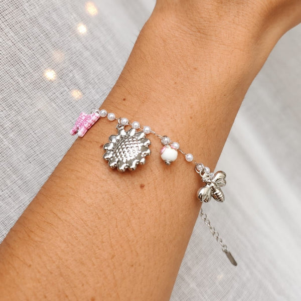 Bracelet déstockage perles et breloques