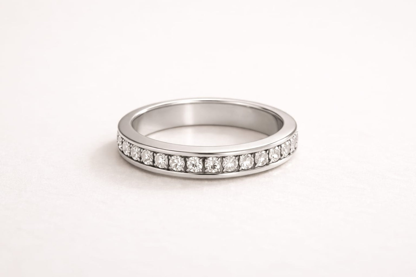 Bague rotative anti stress - argenté