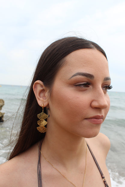 Boucles d'oreilles LIA dorée - doré