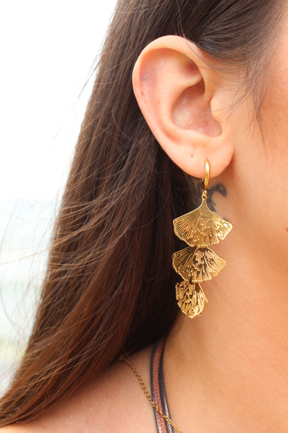 Boucles d'oreilles LIA dorée - doré