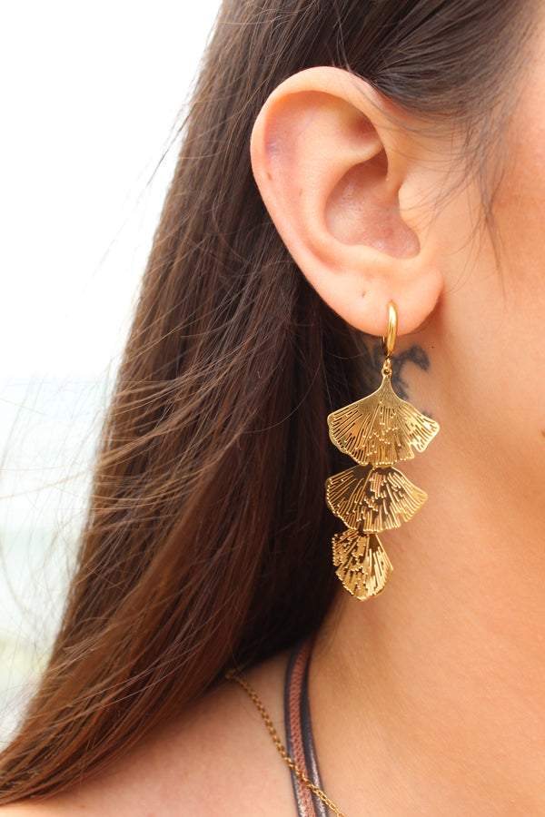 Boucles d'oreilles LIA dorée - doré