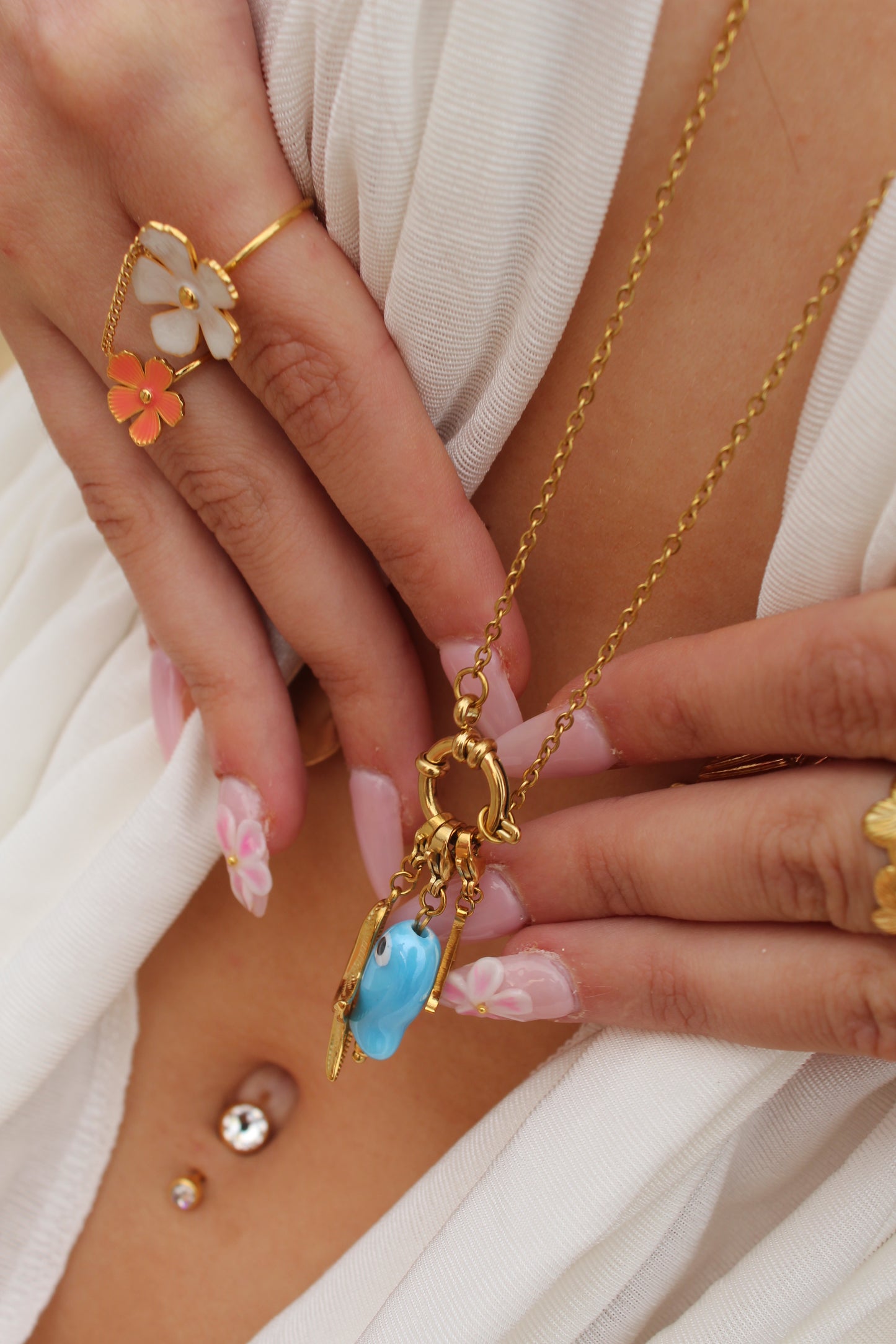 Collier SOLARA (personnalisable) - doré
