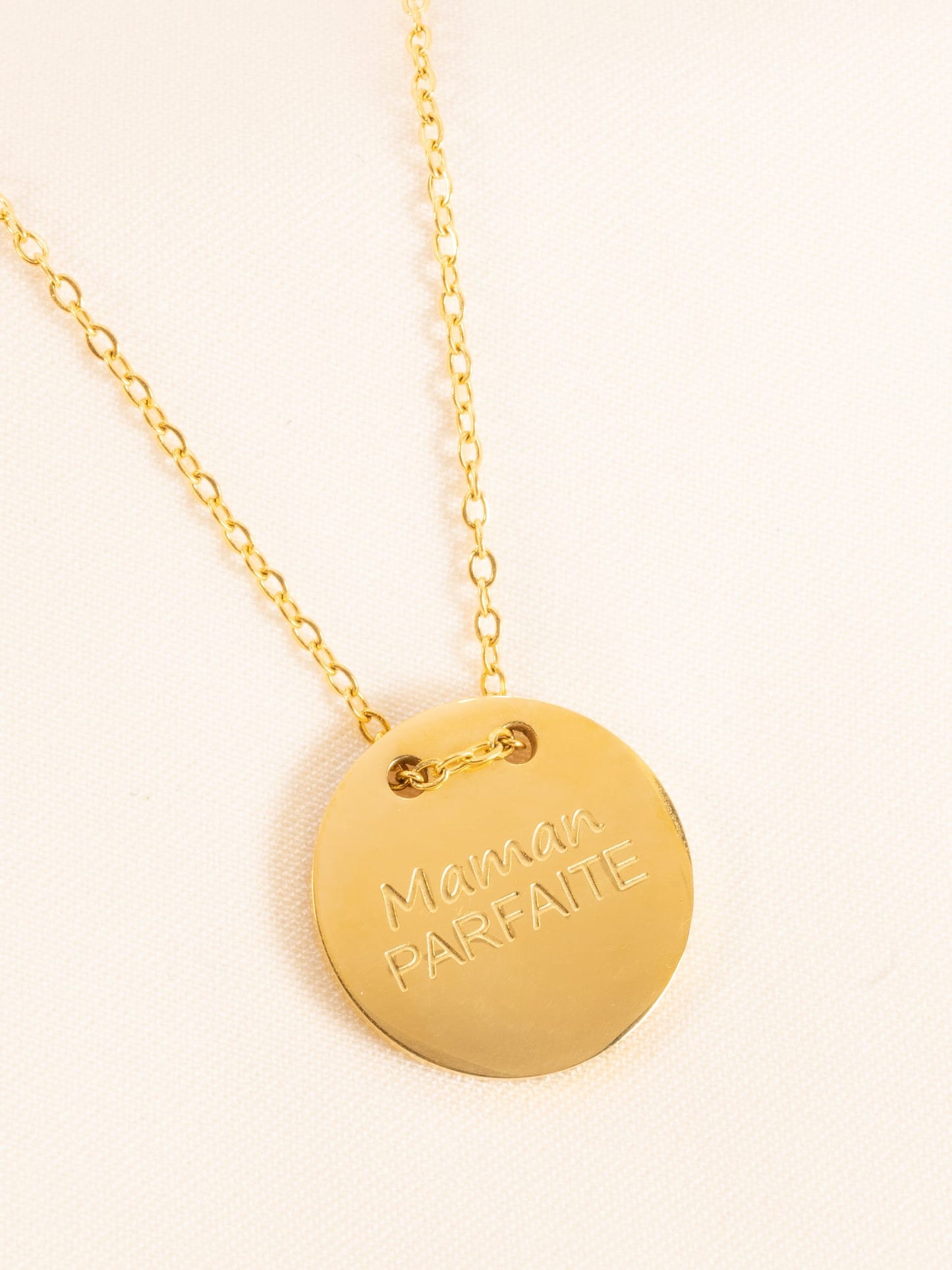 Collier "Maman parfaite" - doré