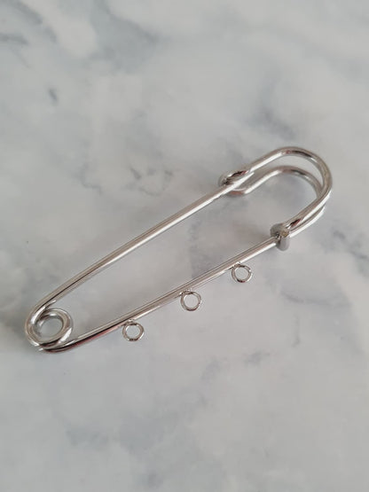 Broche personnalisée - argenté