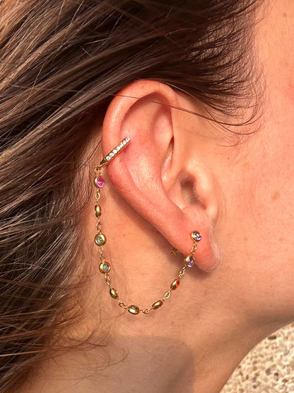 Boucle d'oreille RAINBOW MUSE