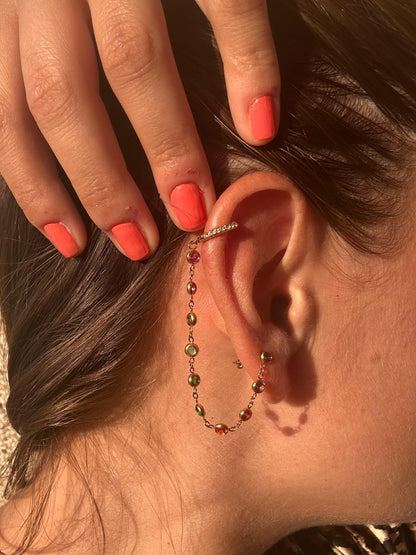 Boucle d'oreille RAINBOW MUSE