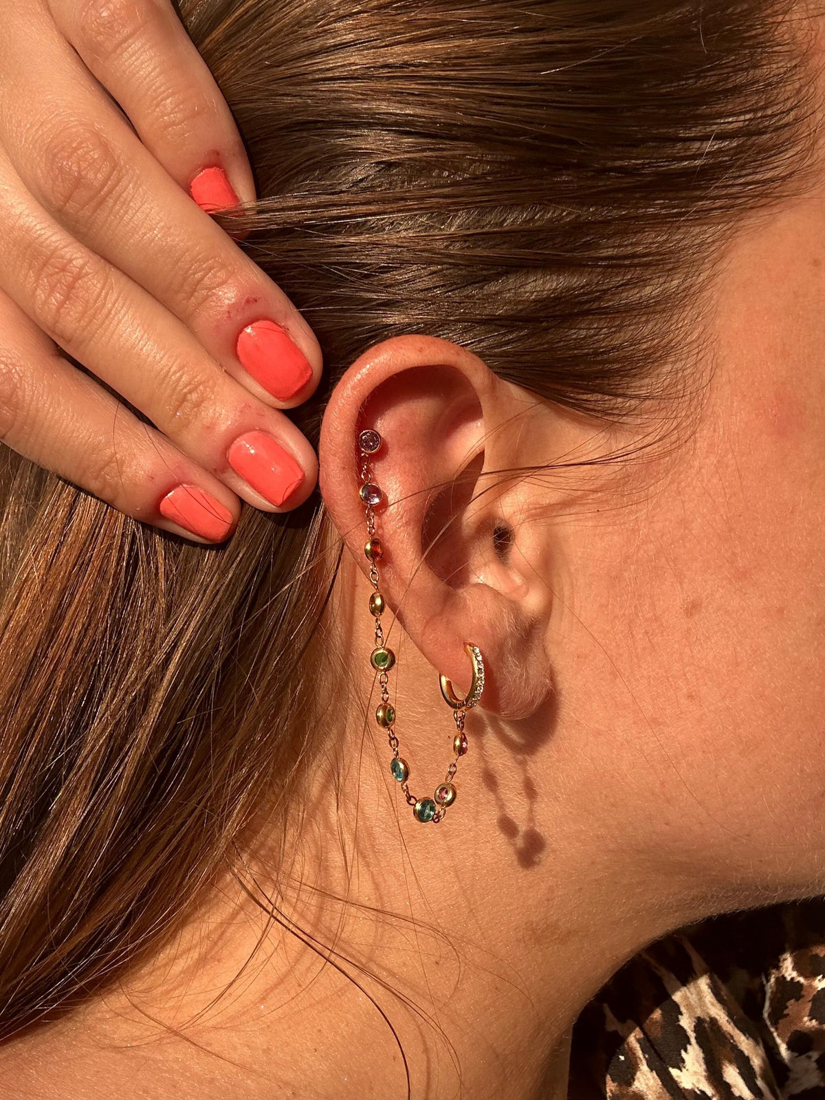 Boucle d'oreille RAINBOW MUSE