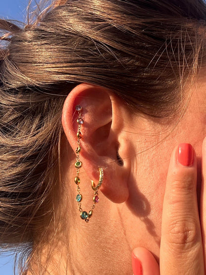 Boucle d'oreille RAINBOW MUSE