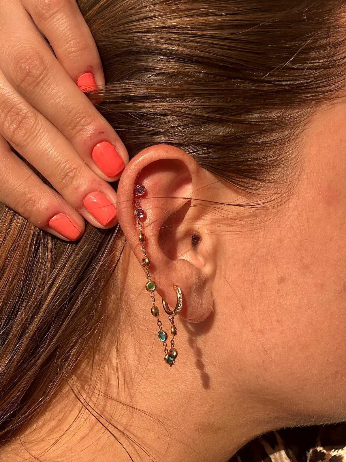 Boucle d'oreille RAINBOW MUSE