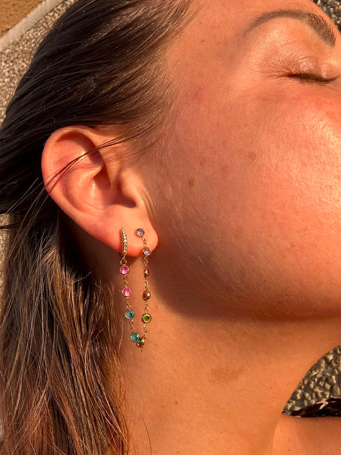 Boucle d'oreille RAINBOW MUSE