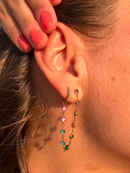 Boucle d'oreille RAINBOW MUSE