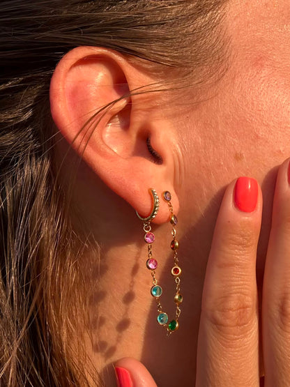 Boucle d'oreille RAINBOW MUSE