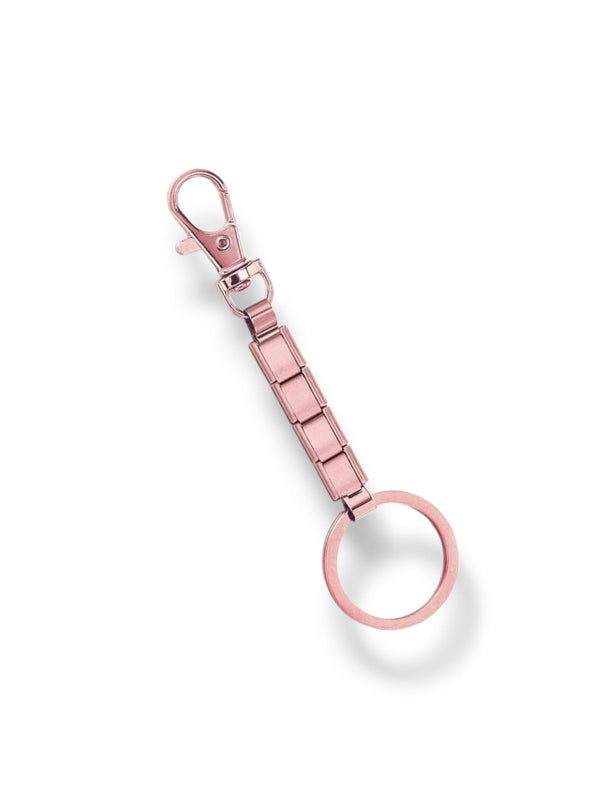 Porte-clés personnalisable rose
