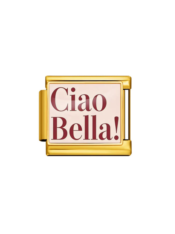 Charm italien CIAO BELLA! doré
