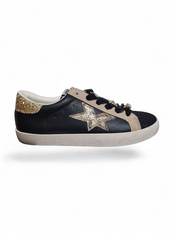 Sneakers Golden Strass | black