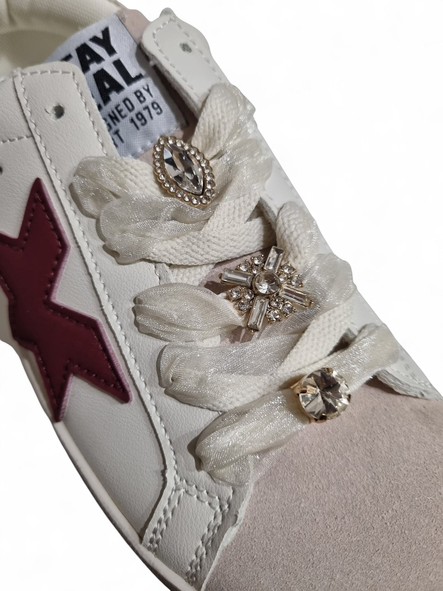Sneakers Golden Strass | White